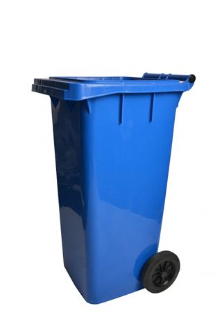 Roll Out Container w/ Lid (32 Gal) (Blue)