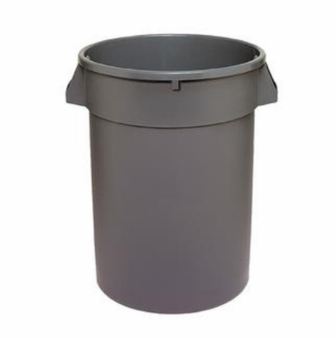 Heavy Duty Commercial Garbage Can (44 Gallon) (Gray)