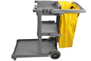 Janitor Cart w/ 25 Gallon Vinyl Bag