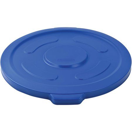 Snap On Lid For 44 Gallon Commercial Garbage Can (Blue)