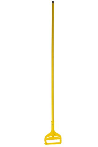 Fiberglass Quick Change Mop Stick (Yellow)