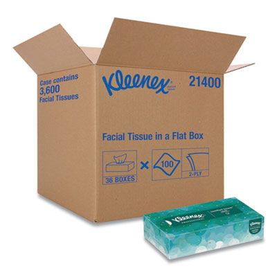 Kleenex Facial Tissue (2 Ply) (100 Sheet) (36 Case)