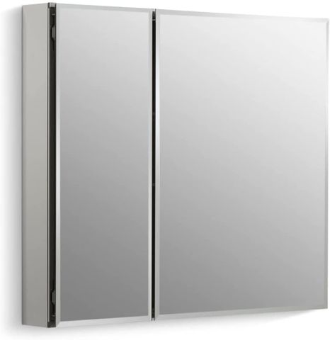 Kohler Two Door Aluminium Medicine Cabinet (30"x26")
