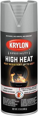 High Heat Spray Paint (12 oz) (Aluminum)