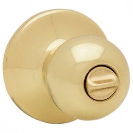 Kwikset Polo Privacy Lockset (Polished Brass)