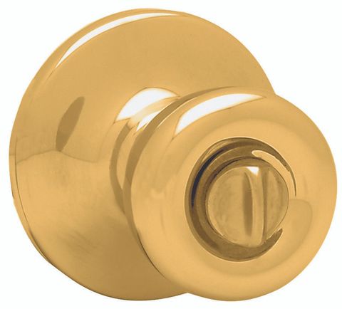 Kwikset  Privacy Lockset (Polished Brass)