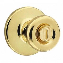 Kwikset  Privacy Lockset (Polished Brass)