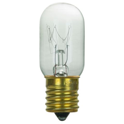 T7 Appliance Light Bulb Intermediate Base (15 Watt) (26K) (Clear)