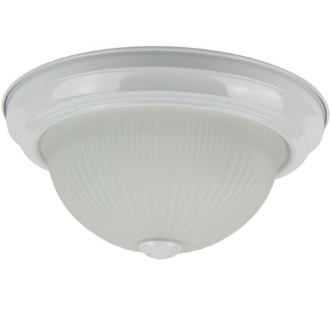 Dome Fixture (11") (White) (Frosted Glass)