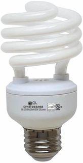CF Mini Spiral Light Bulb (E26) (18 Watt) (65K)