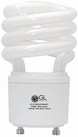 GU24 Spiral Light Bulb (13 Watt) (41K)