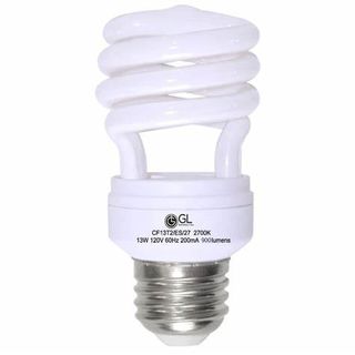 CFL Mini Spiral Light Bulb (13 Watt) (27K)