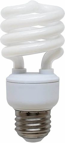 CF Mini Spiral Light Bulb (E26) (13 Watt) (65K)