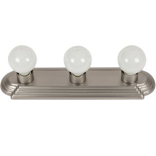 3 Bulb Racetrack Vanity (Brushed Nickel) (18")