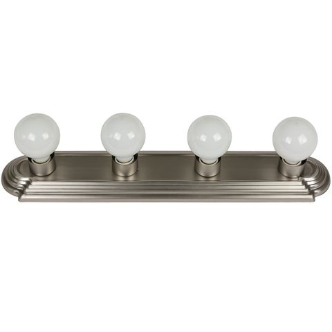 4 Bulb Vanity Fixture (Brushed Nickel) (24")