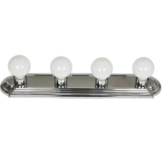 4 Bulb Vanity Fixture (Chrome) (24")