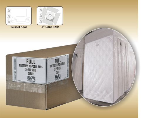 Full NYC Mattress Bags (Heavy Duty) (30 Case)