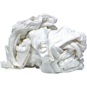 White Cotton Wiping Rags (50 lb)