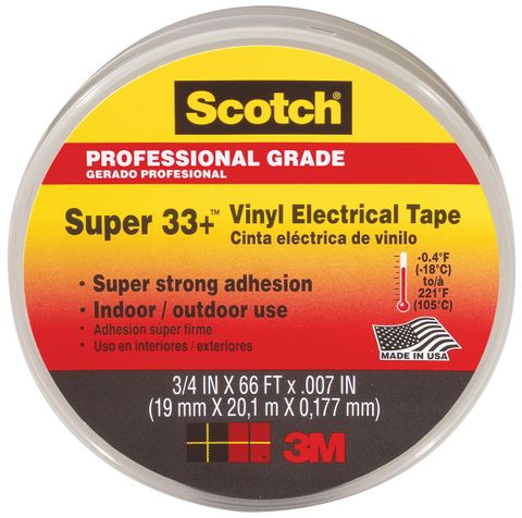 3M Vinyl Electric Tape (3/4'" x 66')