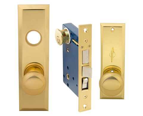 Thru Bolted Mortise Lockset (LH)