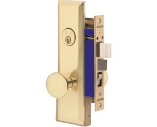 Marks Fixed Knob & Spindle Mortise Lockset (LH)