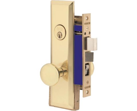 Marks Fixed Knob & Spindle Mortise Lockset (RH)