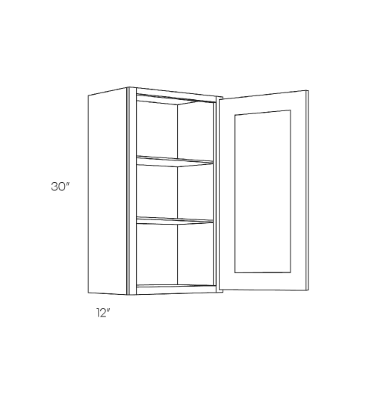 Oak Wall Cabinet (15" x 30")