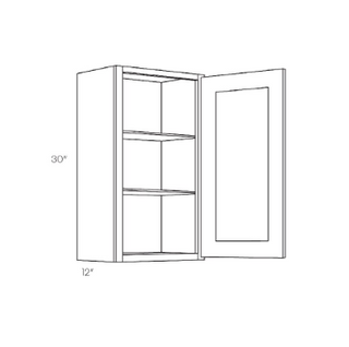 Oak Wall Cabinet (18" x 30")