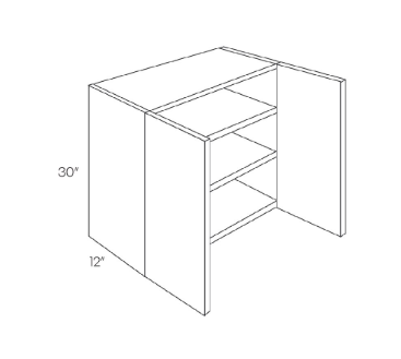 Oak Wall Cabinet (24" x 30")