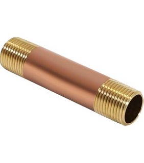 1/2" X 3-1/2" Brass Nipple