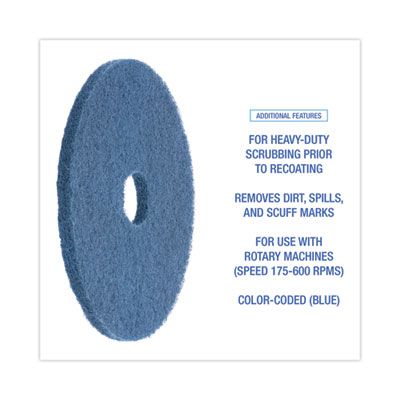 Scrubing Floor Pad- Blue