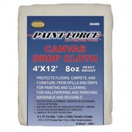 Canvas Drop Cloth (4' x 12') (8 oz)