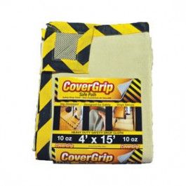 Non Slip Canvas Drop Cloth (4' x 15') (10 oz)