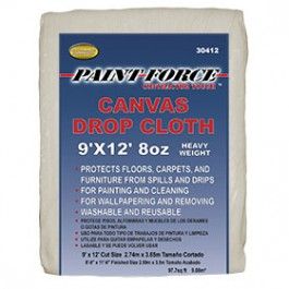 Canvas Drop Cloth (9'x12') (Heavy Duty)
