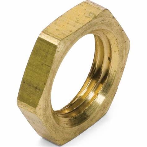 1/2" Brass Locknut