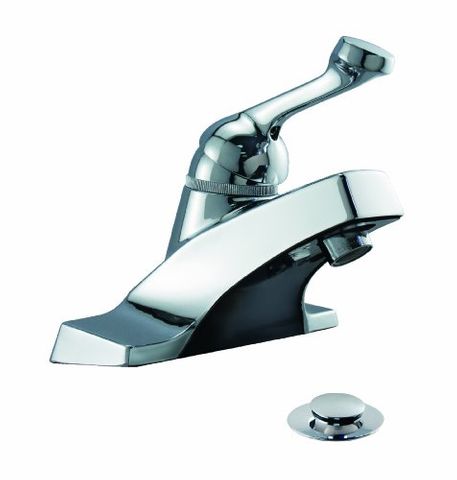 Single Lever Bathroom Faucet w/ Brass Pop-Up (Delta Type)