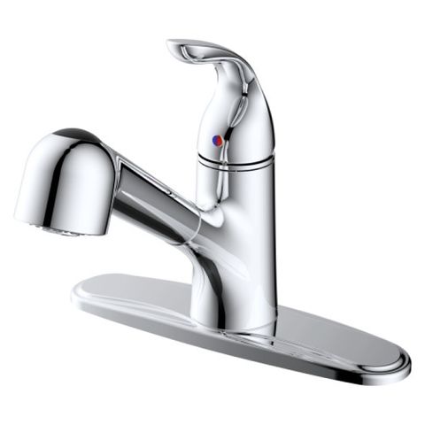 Pull-Out Kitchen Faucet (Chrome)