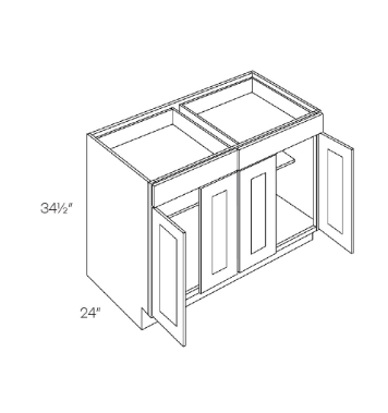 Oak Base Cabinet (48")