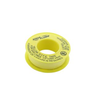 Yellow Gas Teflon Tape (1/2"x 260")