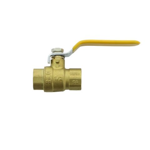 Copper Ball Valve (1/2" Threaded)