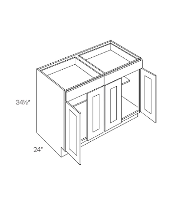 Oak Sink Base Cabinet (48")