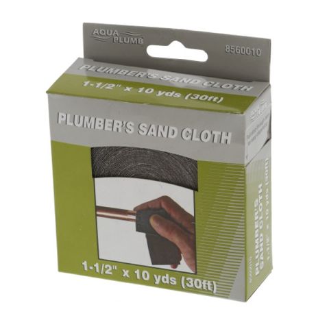 Plumbers Sand Cloth (120 Grit) (1 1/2" x 10YD)