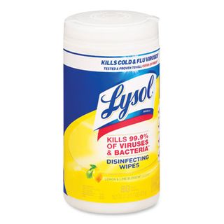 Lysol Disinfecting Wipes (Lemon & Lime) (6 Case) (80 Wipes)