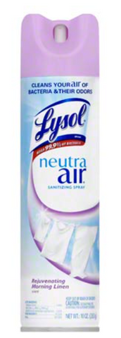 Lysol Neutra- Air Air Sanitizer (Morning Linen) (10 oz) (12 Case)