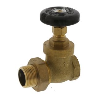 Straight Radiator Gate Valve (1")