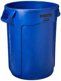 Brute Commercial Garbage Can (32 Gallon) (Blue)