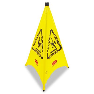 Caution'' Pop-Up Safety Cone (Yellow)