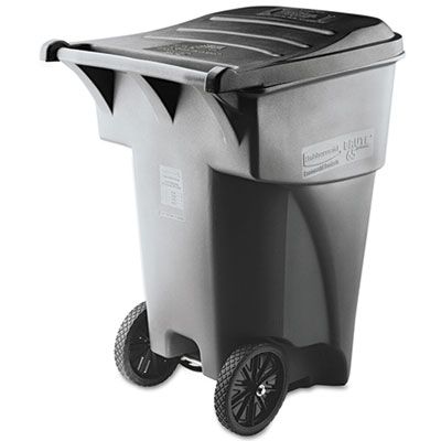 Brute Roll Out Container w/ Lid (95 Gal) (Gray)