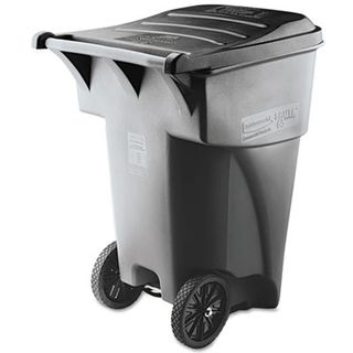 Brute Roll Out Container w/ Lid (95 Gal) (Gray)