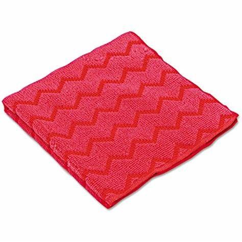 Microfiber Cloths (16X16) (Red) (12 Case)
